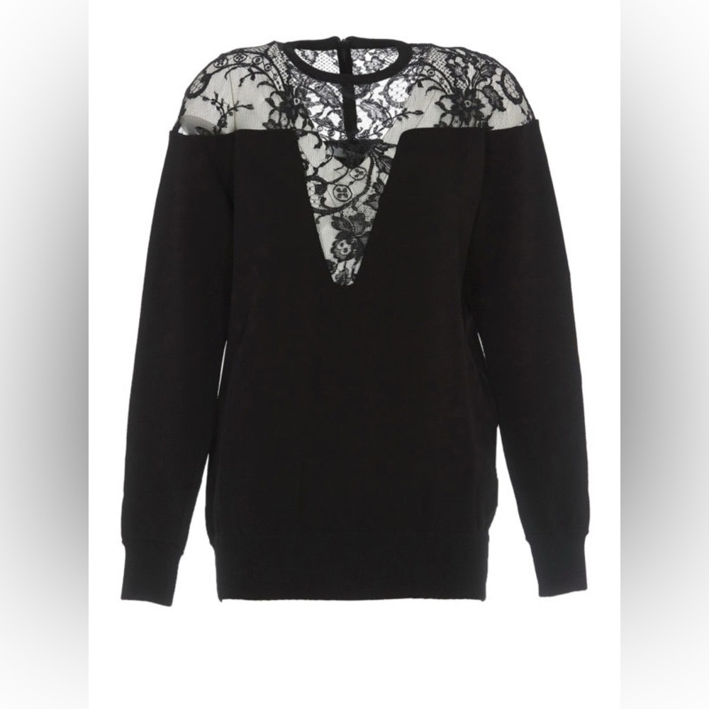 GIVENCHY Sweater with Lace Insert